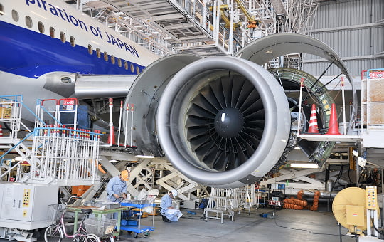 航空機部品事業のエリア