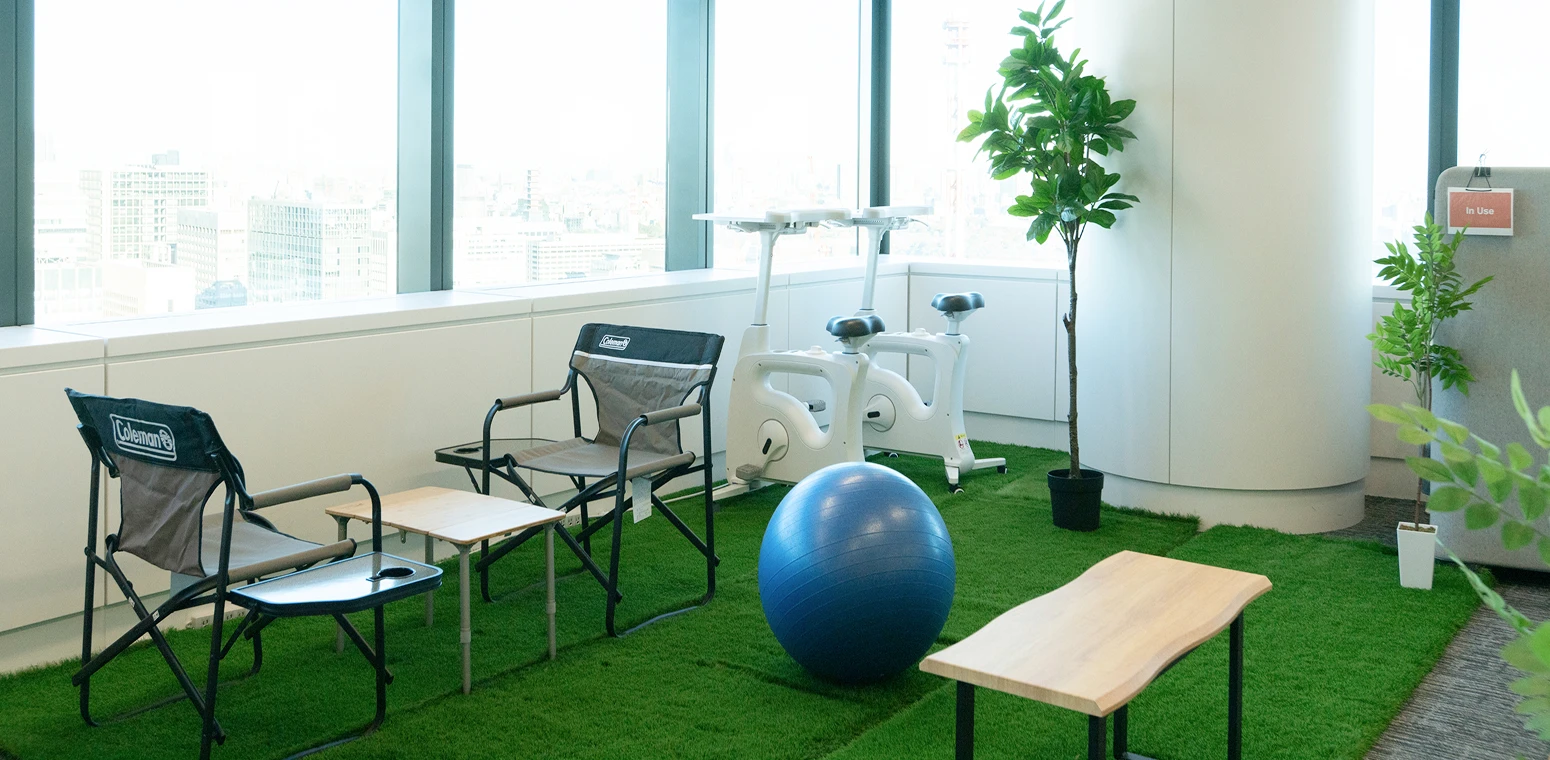 The exercise area